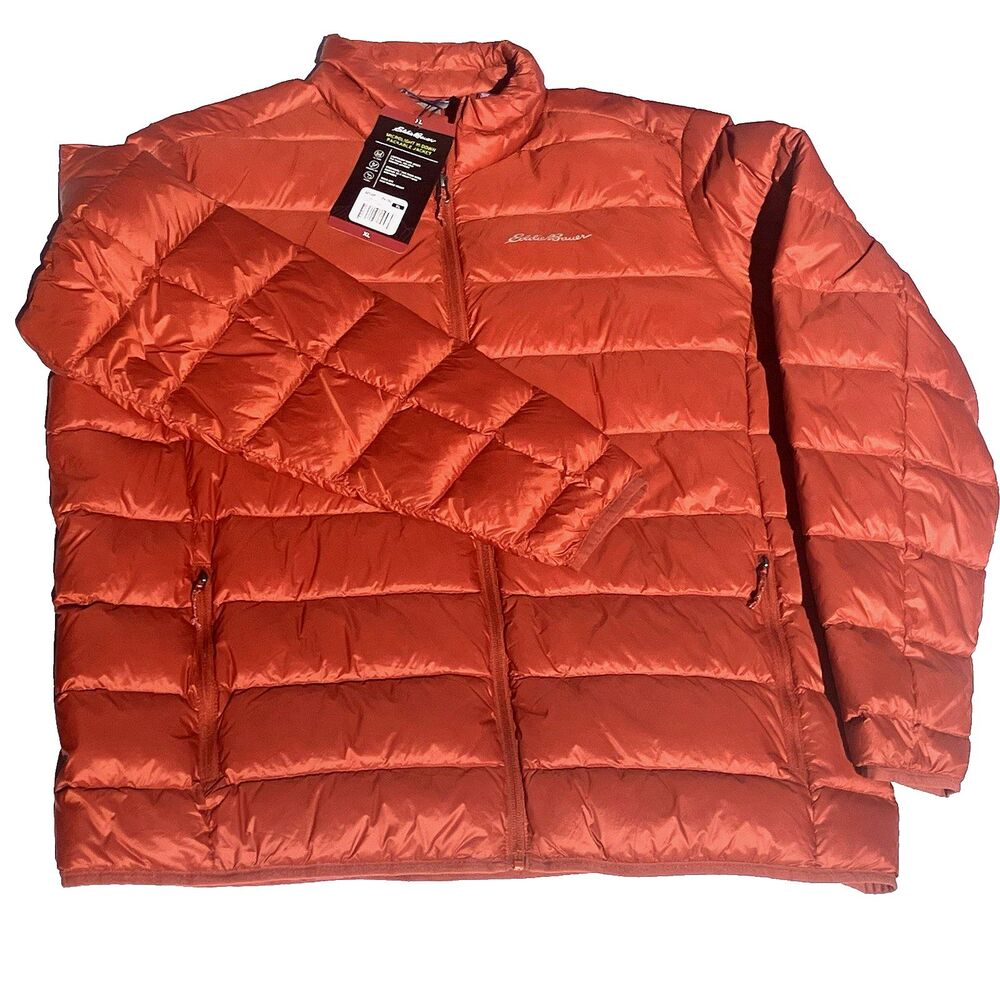 Eddie Bauer NEW Puffer Jacket Microlite III EB650 Goose Down XL Packable Quilted